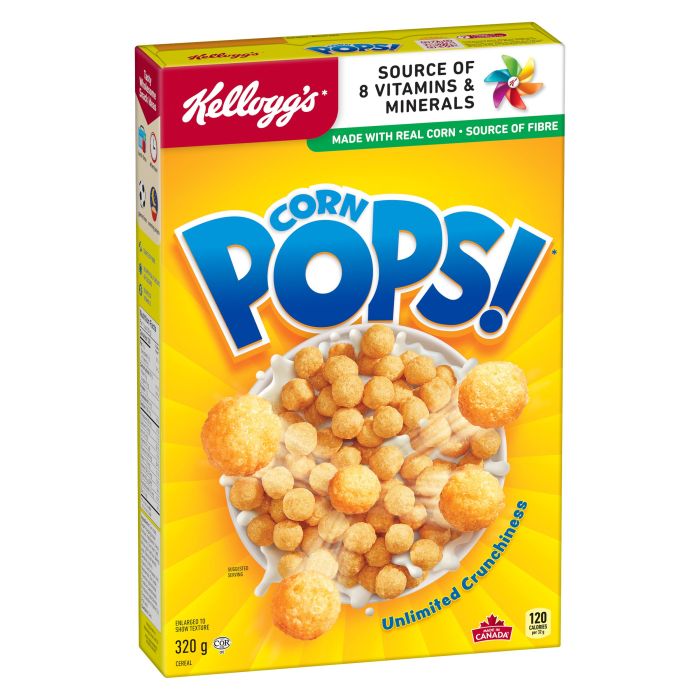 Nutrition facts corn pops