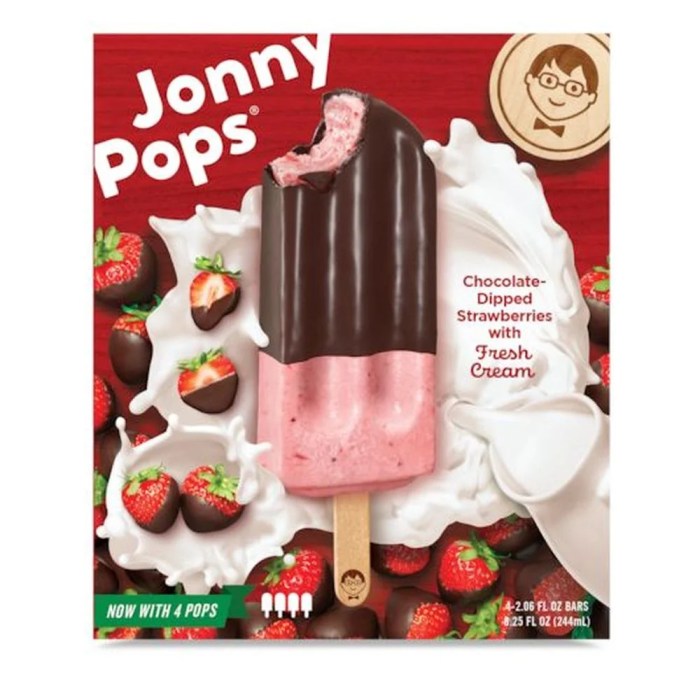 Jonny pops strawberry chocolate nutrition facts