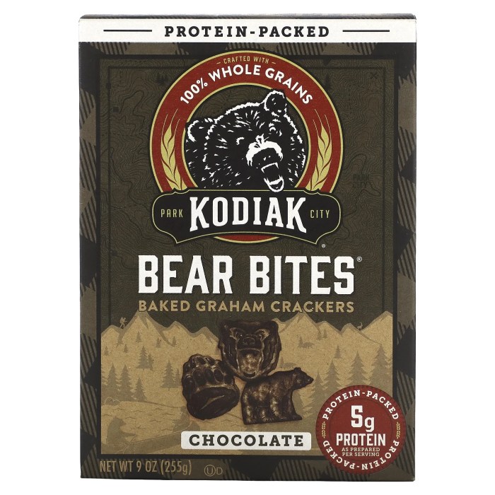 Kodiak bites frontier crackers cakes