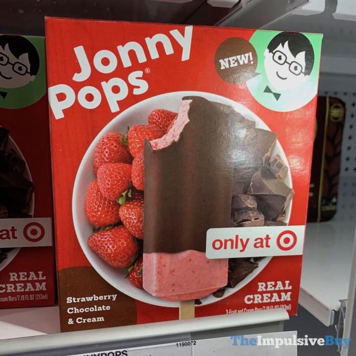 Jonny pops strawberry chocolate nutrition facts