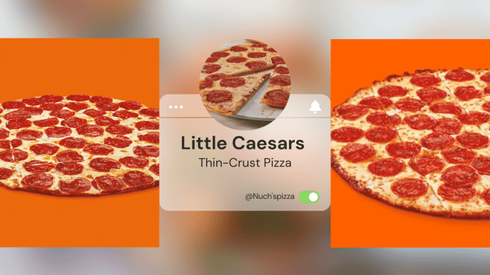 Little caesars nutrition facts thin crust