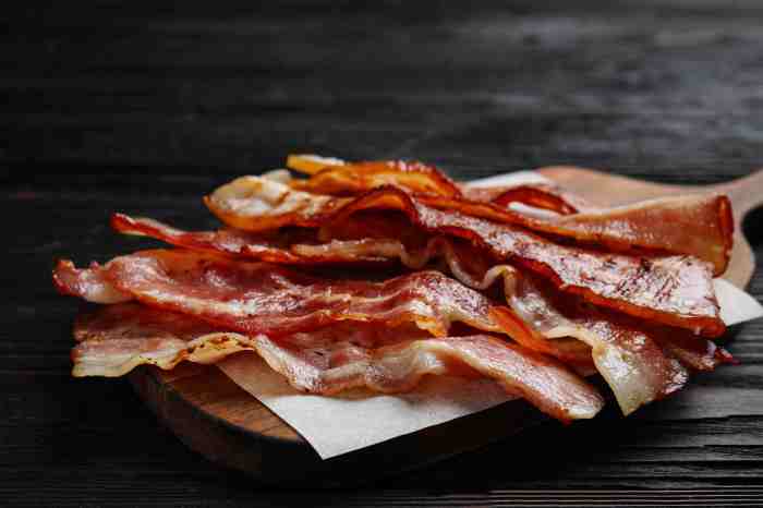 Thick cut bacon nutrition facts