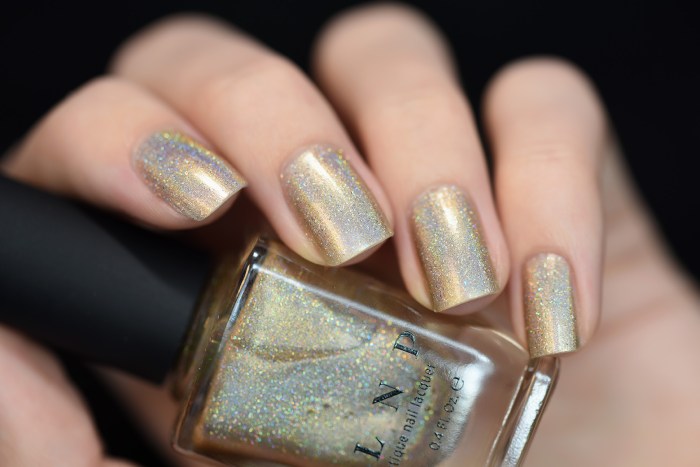 Champagne nail polish