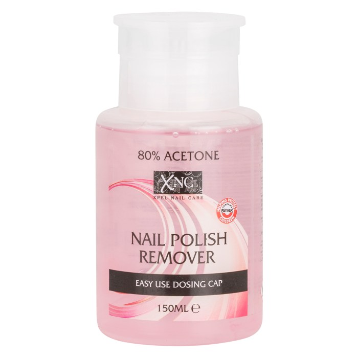 Nail polish remover gel manicure