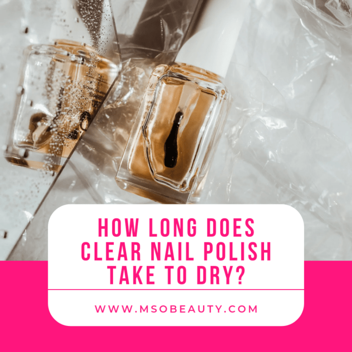 How long to let nail polish dry