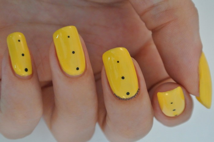 Yellow nail polish colors