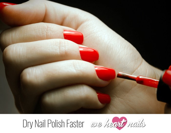 How long nail polish dry