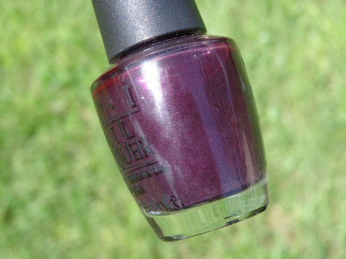 Opi black cherry chutney nail polish