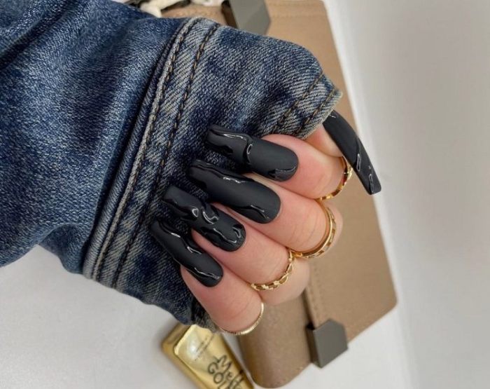 Black nail polish ideas